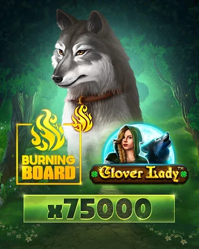Clover Lady Burning Board bei Flagman Casino