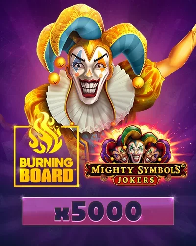 Spiel Mighty Symbols: Jokers Burning Board · Flagman Casino